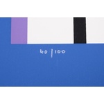 2 Yaacov Agam HOMMAGE du MONDRIAN Screenprints